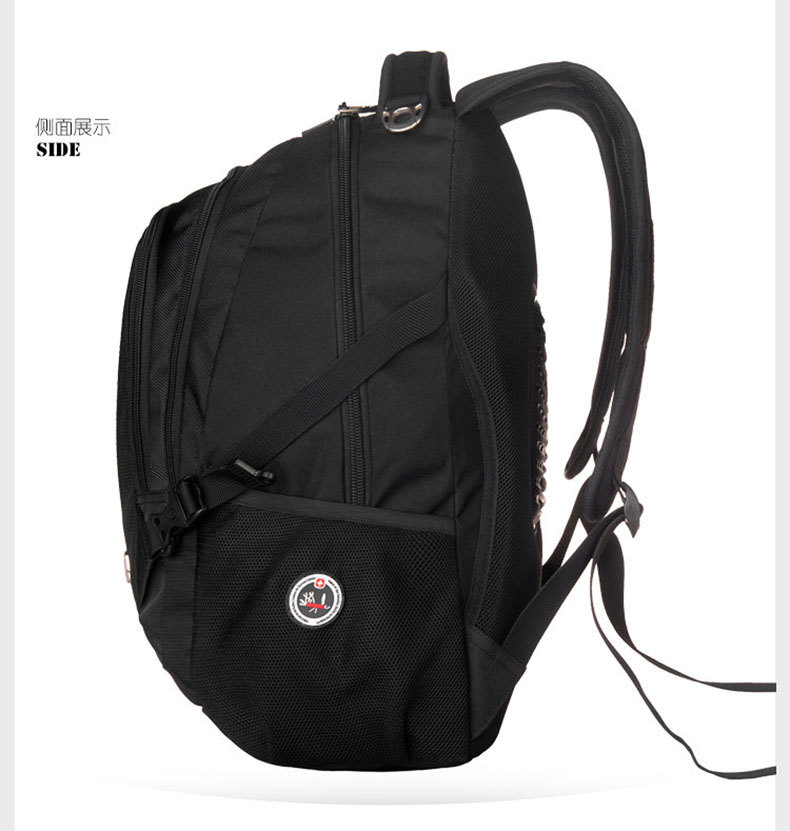 swissgear 瑞士军刀 sa-9393商务经典系列双肩电脑背包 黑色