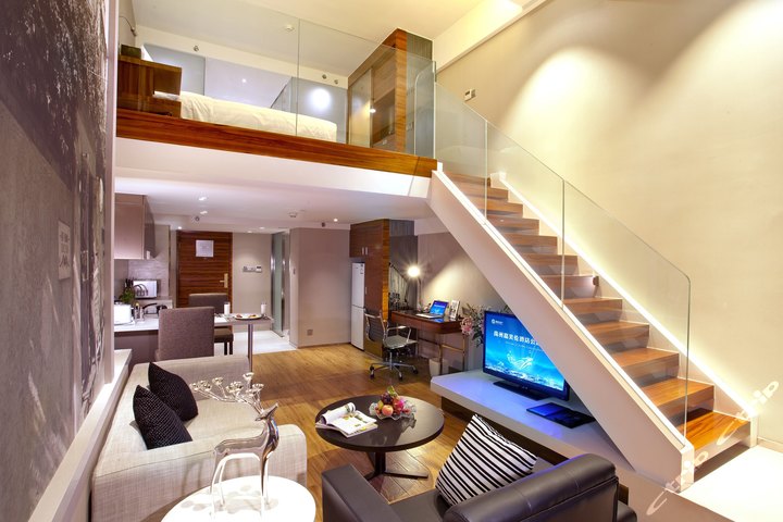 厦门禹洲嘉美伦酒店公寓-豪华一房式公寓(复式)