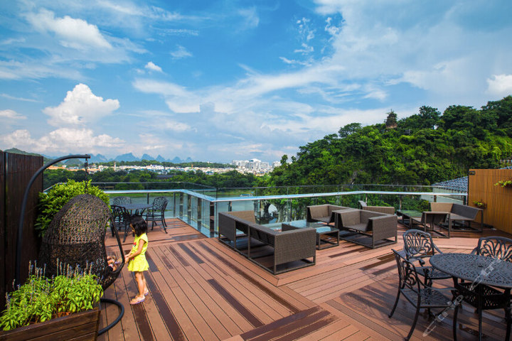 桂林万鹂金象酒店—顶楼露台