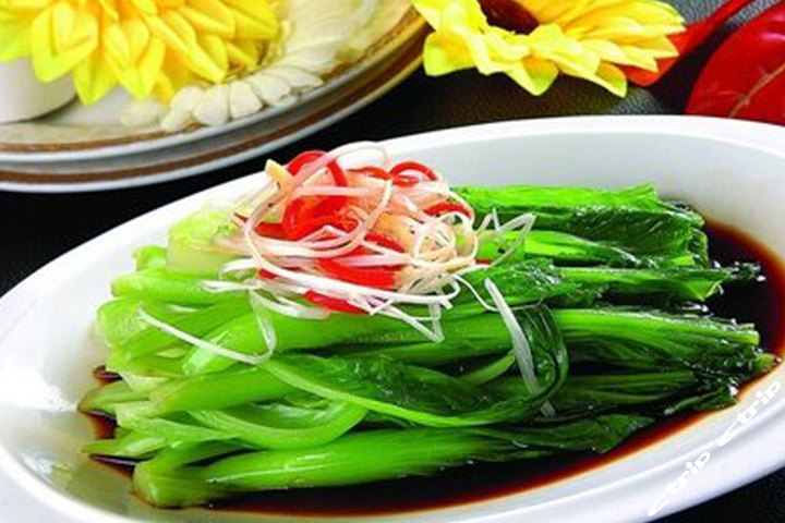 白灼芥菜,白灼菜心,白灼青菜_大山谷图库