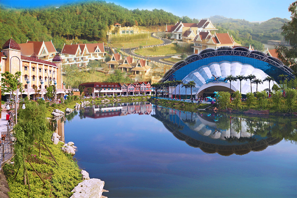 乐和乐都两江酒店(一楼花园别墅房 乐园一日游套票)