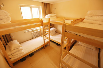 【西城区】北京爬梯国际青年旅舍 多人间-1床位 经济型 4.