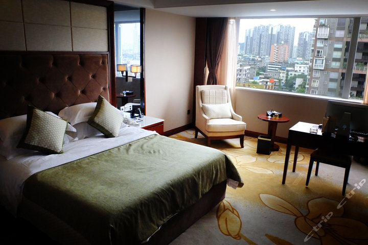 乐山金叶大酒店-商务大床房[双早]