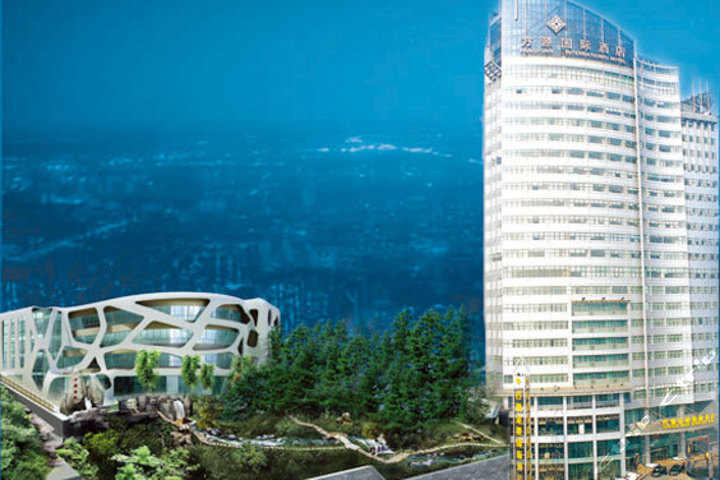 南京方源金陵国际酒店-豪华双床间(云轩楼)[单早]