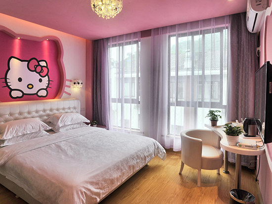 黄山醉享主题酒店-hollekitty主题房