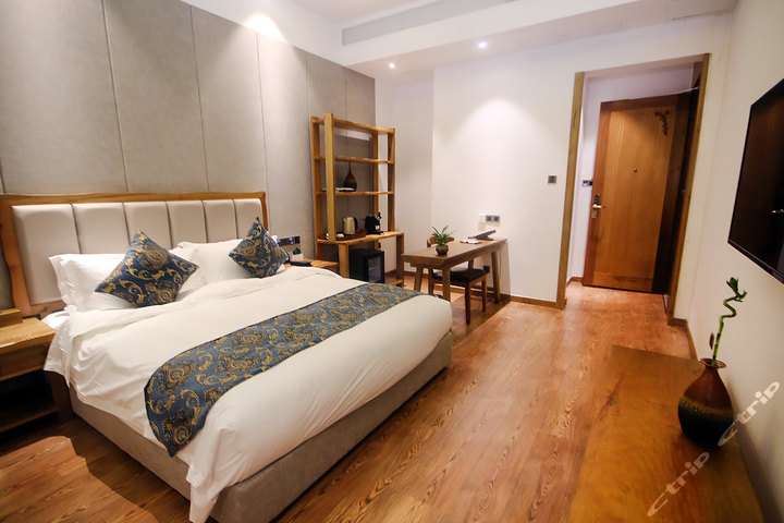 成都安悦.原舍精品主题酒店-禅境大床房(无窗)[双早]