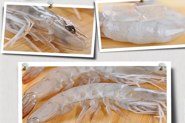 1kg*2盒冻南美白虾带头带壳40/50