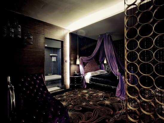 昆山沐兰精品酒店,延续台湾沐兰酒店时尚精品酒店奢华浪漫风格的昆山