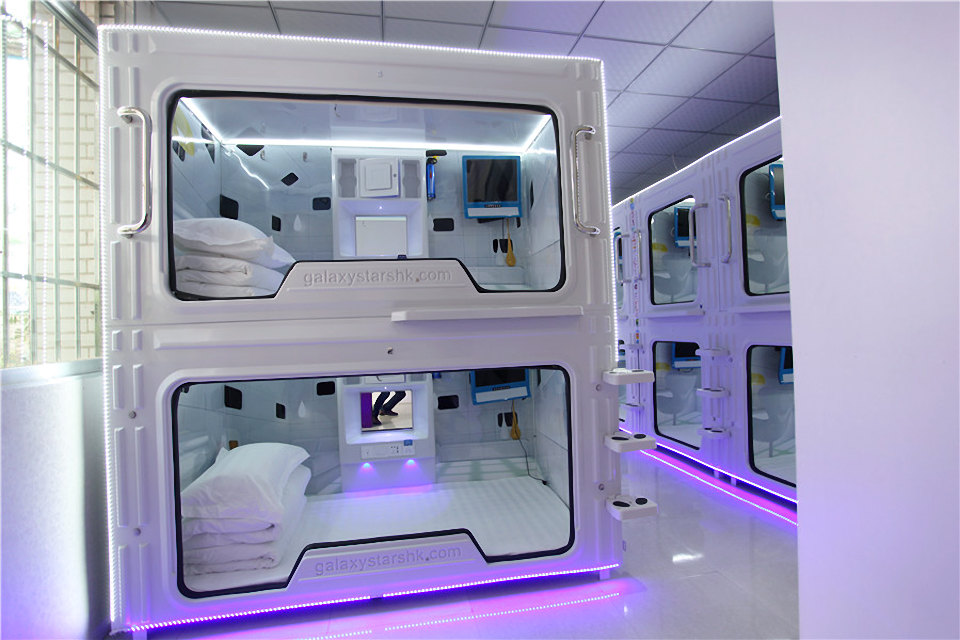 香港太空舱旅馆图片
