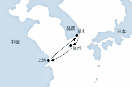 上海港航线图片