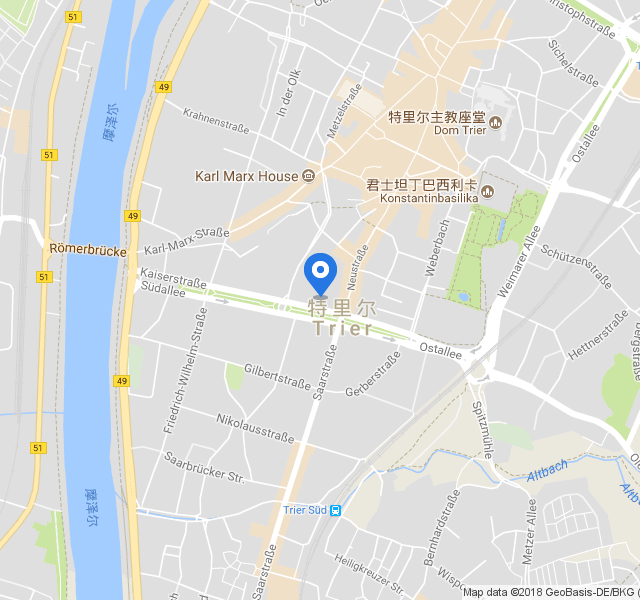 kaiserstrasse 29 mitte,特里尔,莱茵兰-普法尔茨州,54290,德国直哌